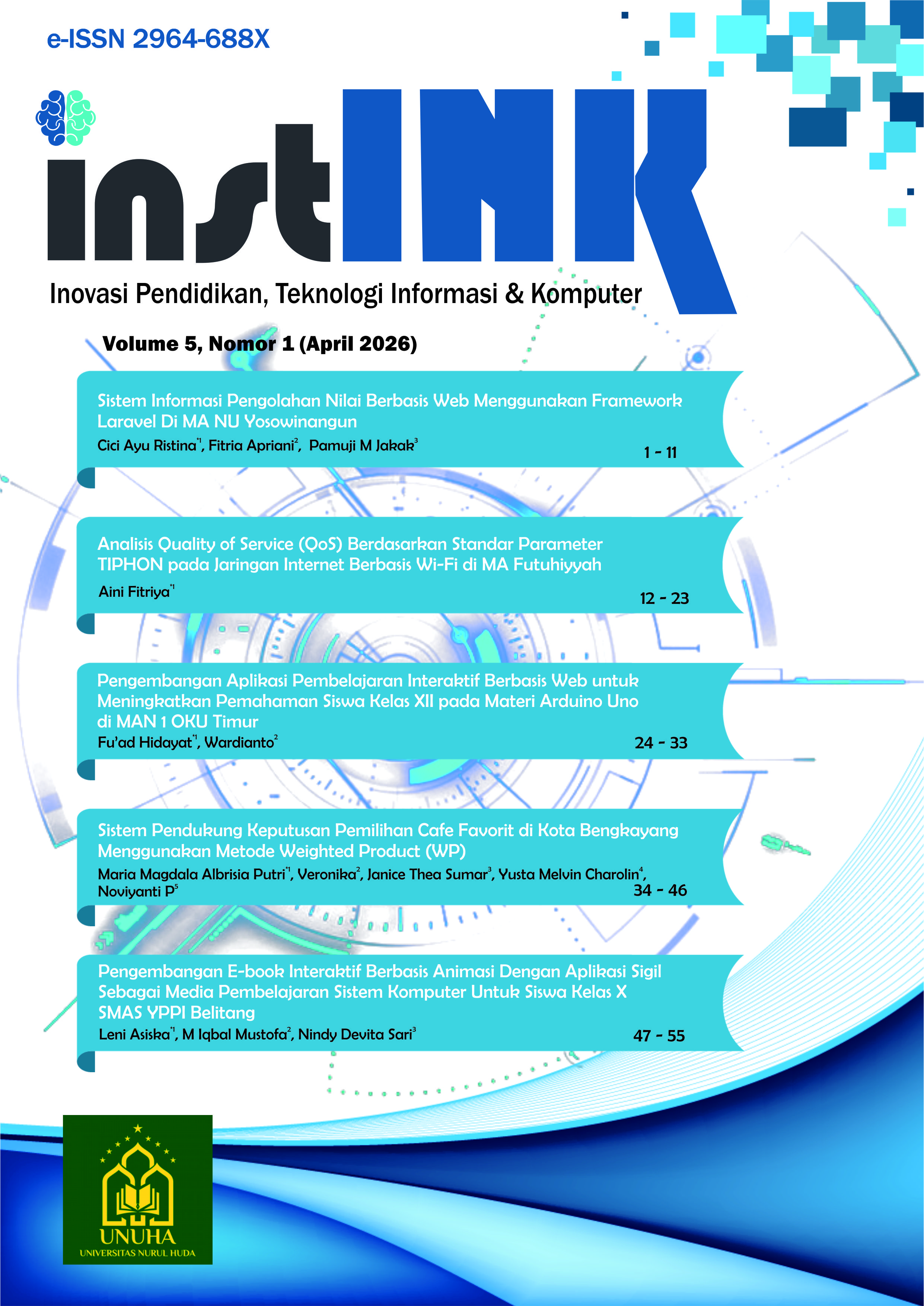 					View Vol. 5 No. 1 (2026): Edisi April
				