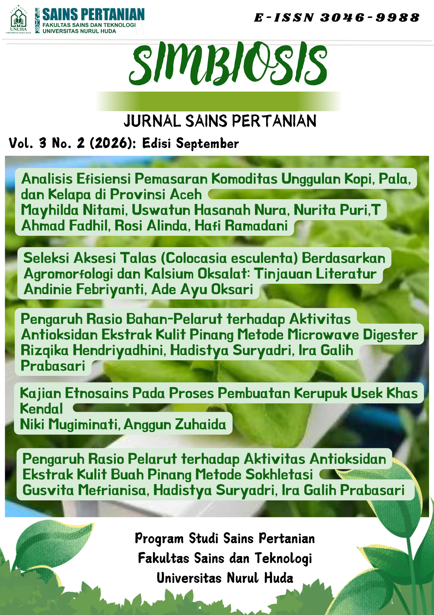 					View Vol. 3 No. 2 (2026): Edisi September
				