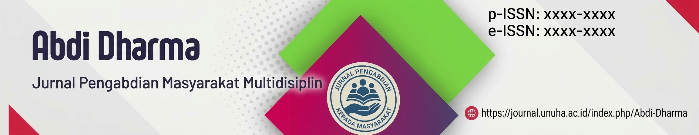 Header Abdi Dharma: Jurnal Pengabdian Masyarakat Multidisiplin